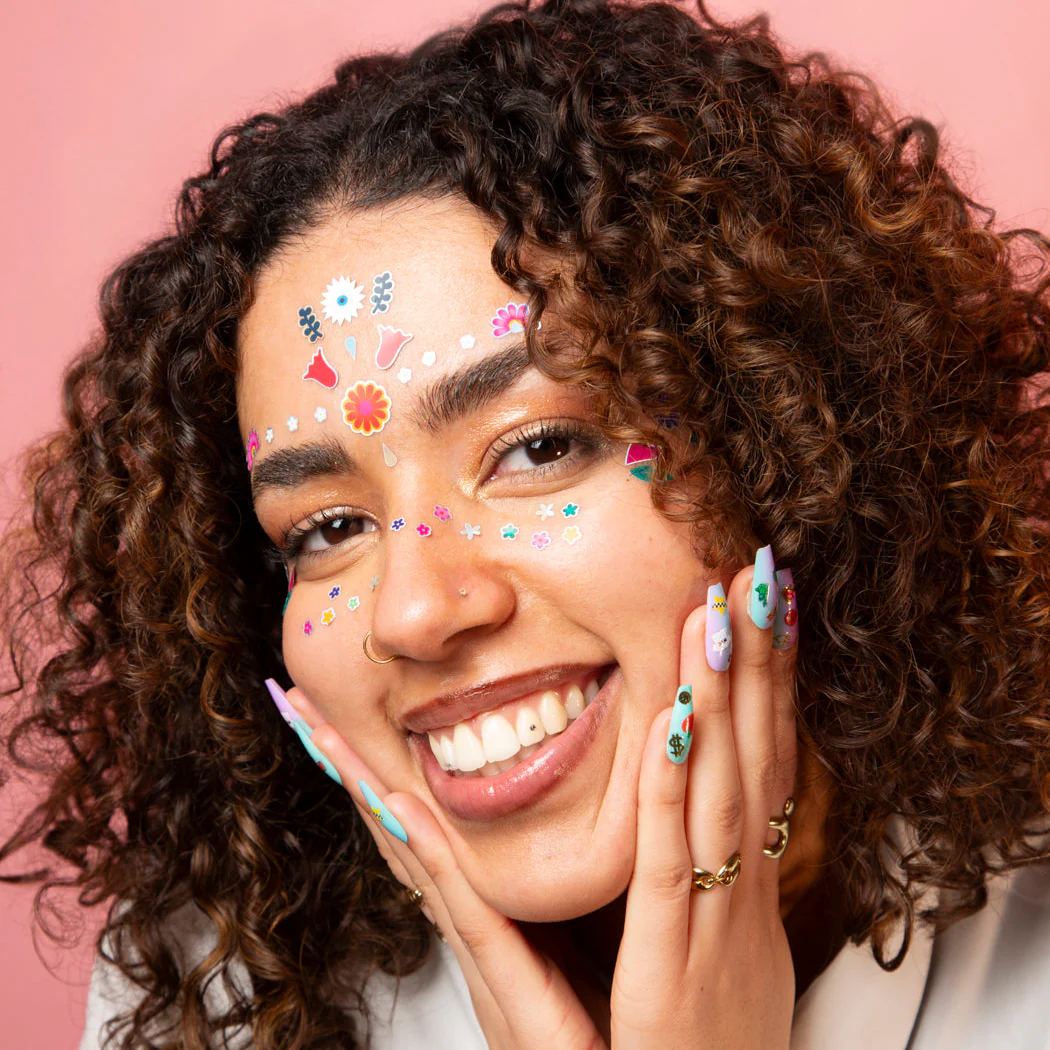 FLOWER - FACE STICKERS - Image 3