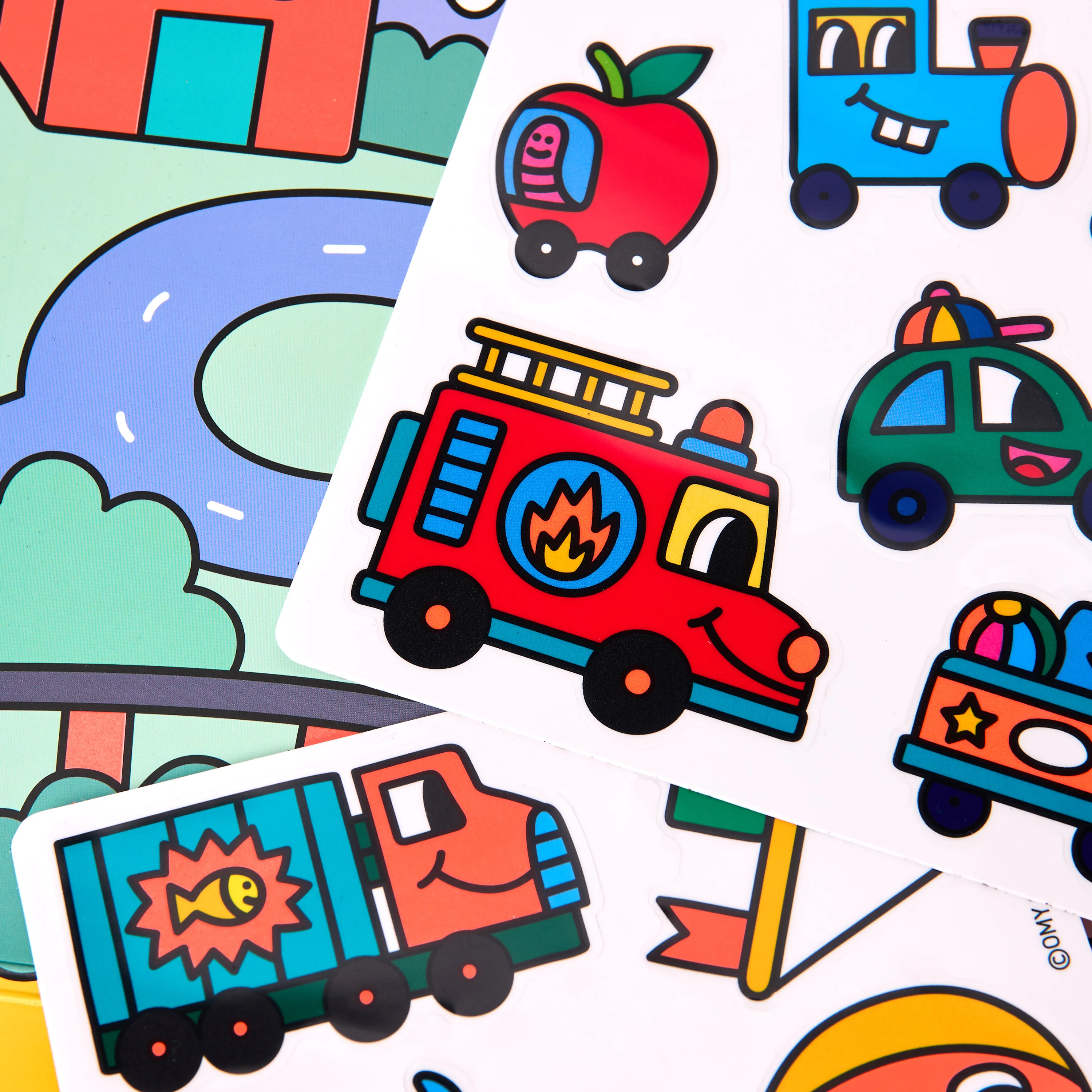 Montessori Stickers Kit - Vroom Vroom - Image 6