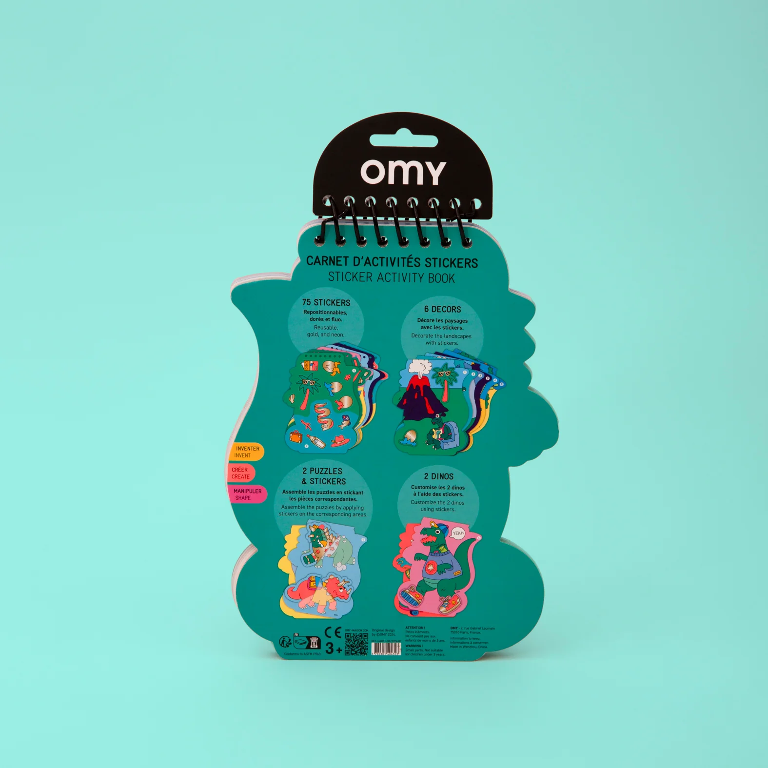Sticker activity book - Dino - Image 5